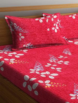 microfiber double bed sheet with two pillow cover - 17333794 - Standard Image - 3