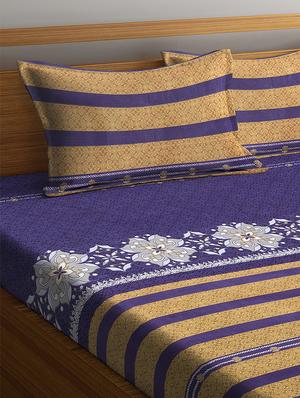 microfiber double bed sheet with two pillow cover - 17333798 - Standard Image - 3