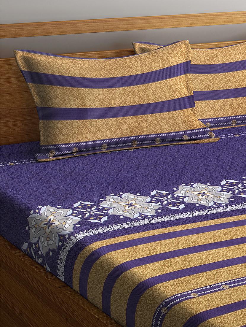 microfiber double bed sheet with two pillow cover - 17333798 - Zoom Image - 3