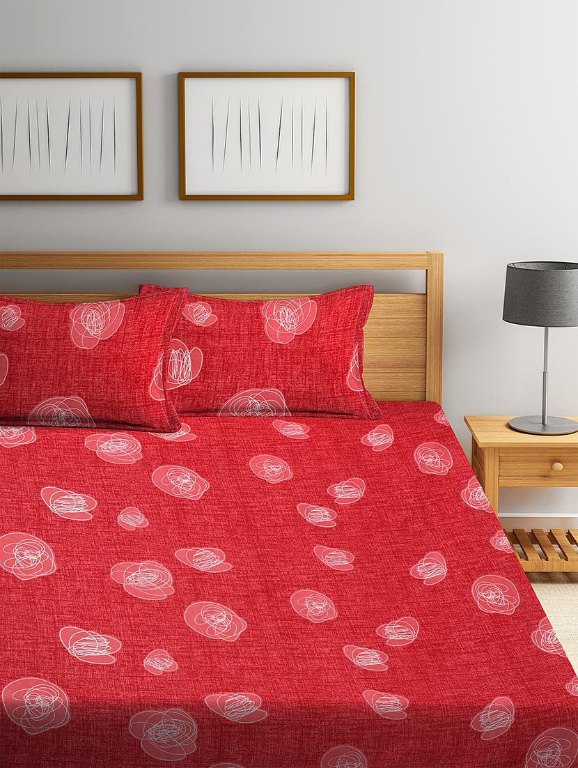 microfiber double bed sheet with two pillow cover - 17333802 - Zoom Image - 2