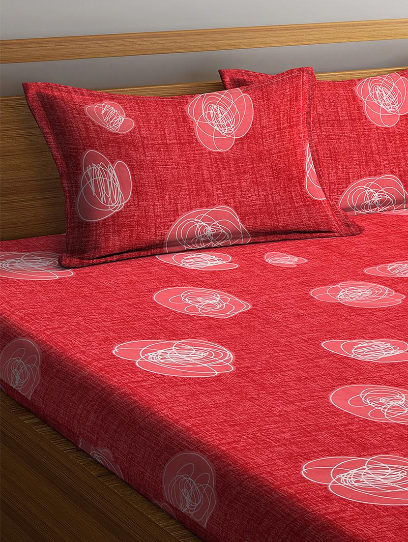 microfiber double bed sheet with two pillow cover - 17333802 - Zoom Image - 3