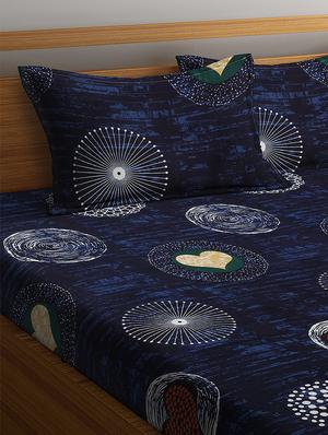microfiber double bed sheet with two pillow cover - 17333803 - Standard Image - 3