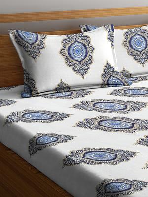 microfiber double bed sheet with two pillow cover - 17333808 - Standard Image - 3