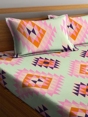 microfiber double bed sheet with two pillow cover - 17333815 - Standard Image - 3