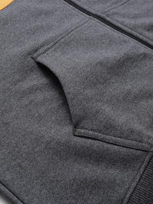 multi color block cut & sew fleece sweatshirt - 17333824 - Standard Image - 6