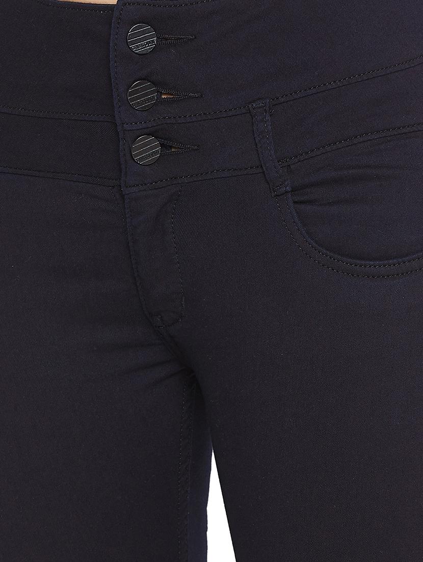 high rise solid jeans - 17333907 - Zoom Image - 5