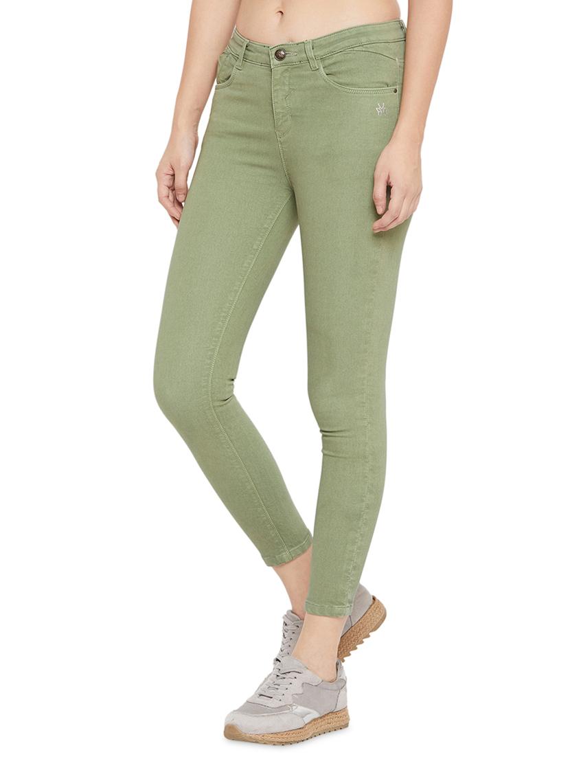 mid rise solid jeans - 17333911 - Zoom Image - 2