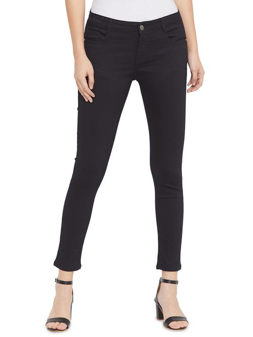 mid rise solid jeans - 17333913 - Standard Image - 1