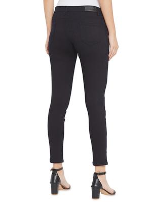 mid rise solid jeans - 17333913 - Standard Image - 3
