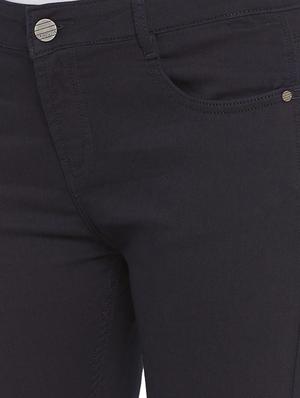 mid rise solid jeans - 17333913 - Standard Image - 5