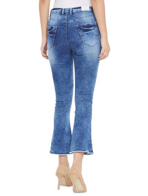 frayed hem bootcut jeans - 17333914 - Standard Image - 3