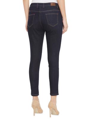 mid rise solid jeans - 17333917 - Standard Image - 3