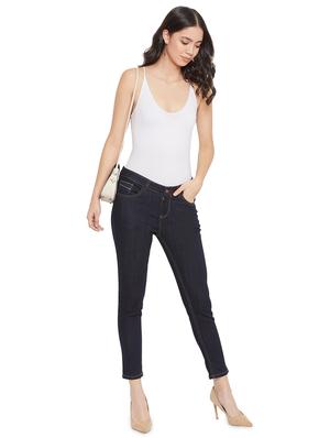 mid rise solid jeans - 17333917 - Standard Image - 4