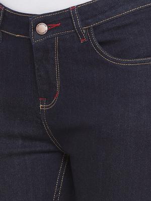 mid rise solid jeans - 17333917 - Standard Image - 5