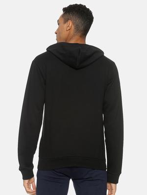 black solid sweatshirt - 17333956 - Standard Image - 3