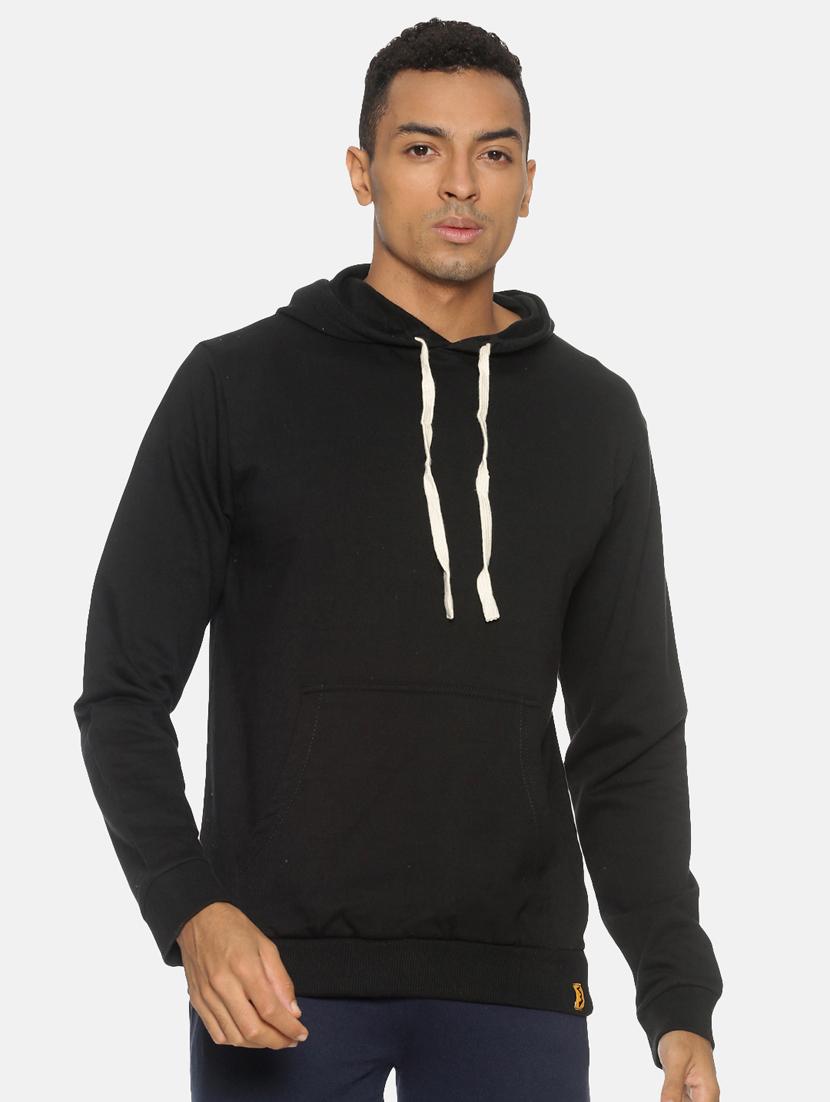 black solid sweatshirt - 17333956 - Zoom Image - 1