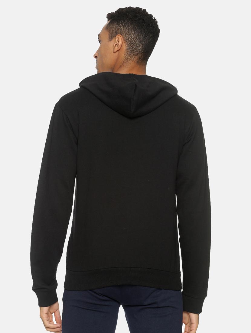 black solid sweatshirt - 17333956 - Zoom Image - 3