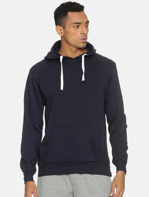 navy blue solid sweatshirt - 17333960 - Standard Image - 2