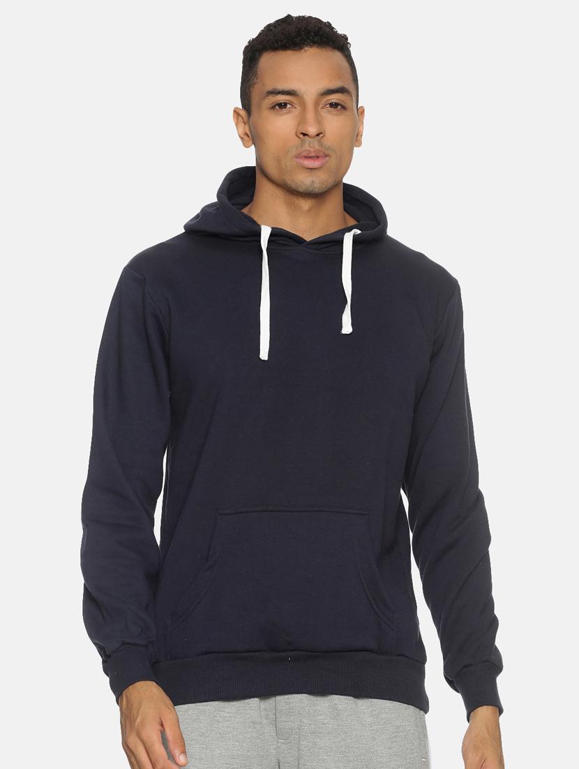 navy blue solid sweatshirt - 17333960 - Zoom Image - 1