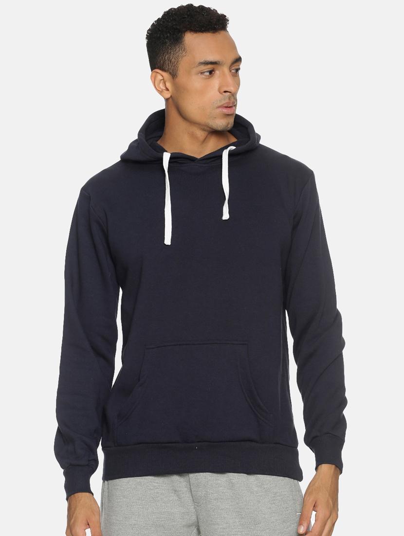 navy blue solid sweatshirt - 17333960 - Zoom Image - 2