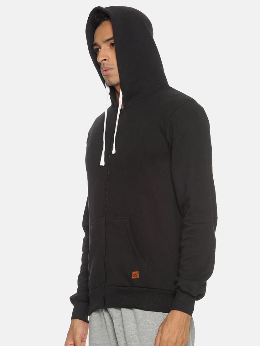 black solid sweatshirt - 17333961 - Zoom Image - 2