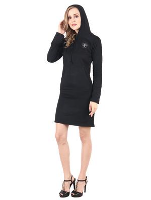 slim fit hooded dress - 17333963 - Standard Image - 3