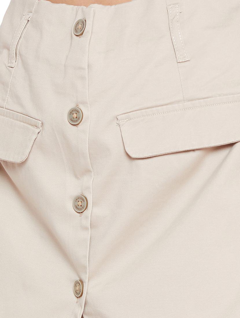 high rise solid shorts - 17333975 - Zoom Image - 5