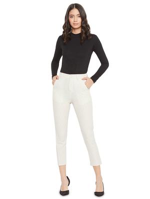 high rise striped trouser - 17333977 - Standard Image - 4