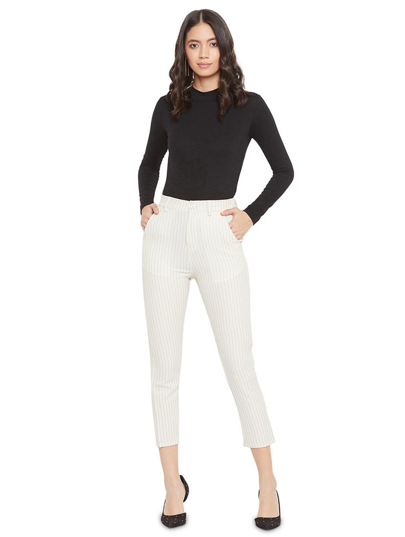 high rise striped trouser - 17333977 - Zoom Image - 4