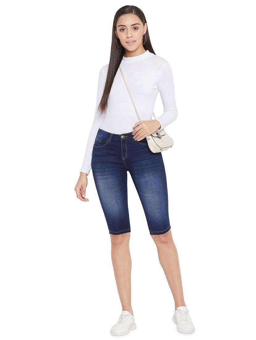 mid rise stone washed short - 17333982 - Zoom Image - 4
