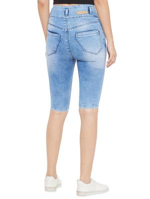 mid rise acid washed capri - 17333983 - Standard Image - 3