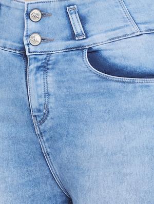 mid rise acid washed capri - 17333983 - Standard Image - 5