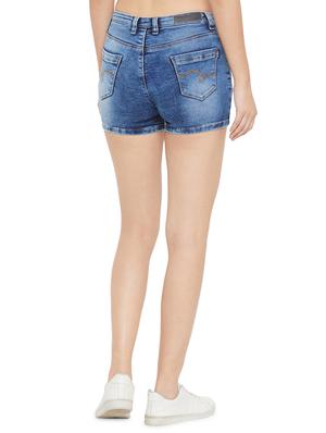 mid rise stone washed short - 17333986 - Standard Image - 3