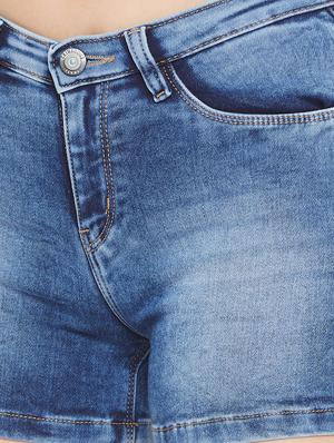 mid rise stone washed short - 17333986 - Standard Image - 5