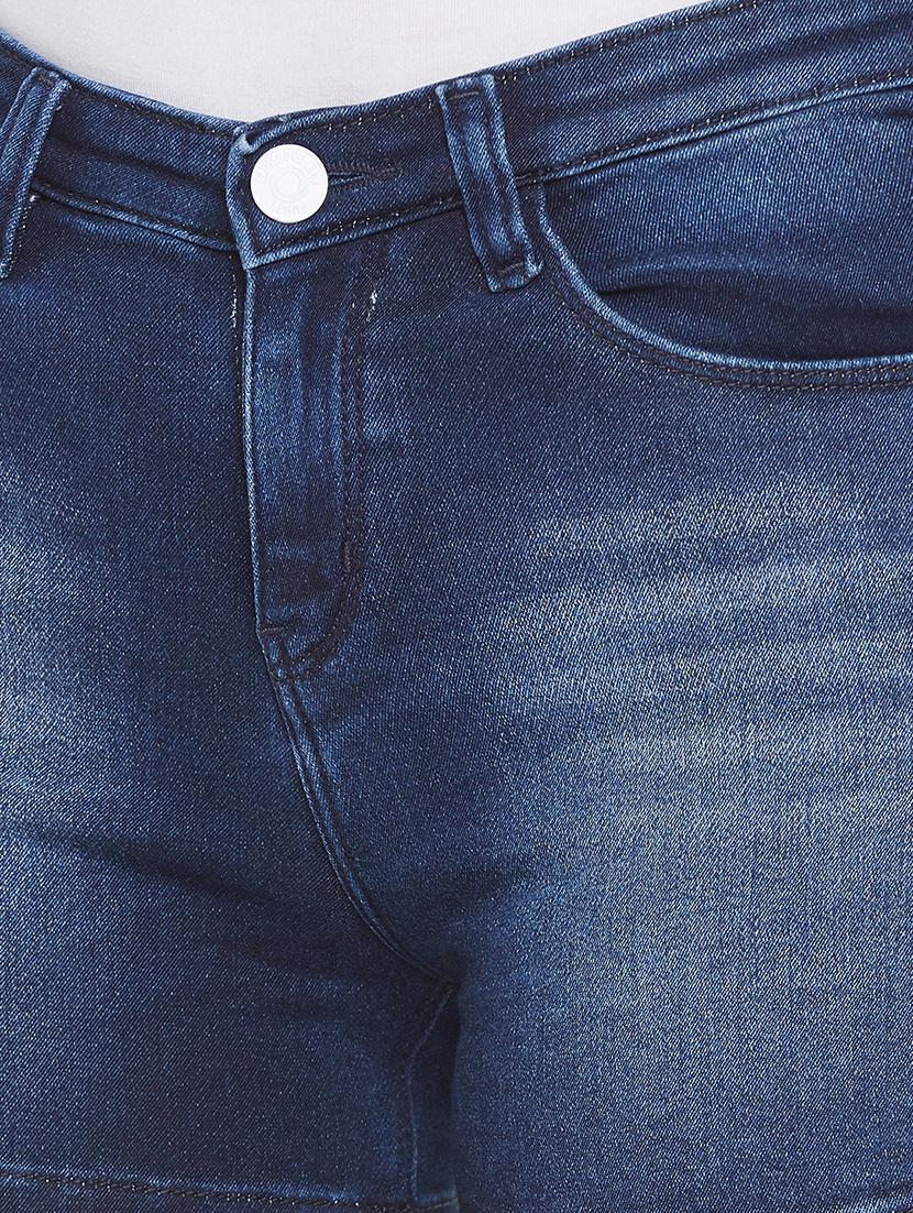 mid rise stone washed short - 17333987 - Zoom Image - 5