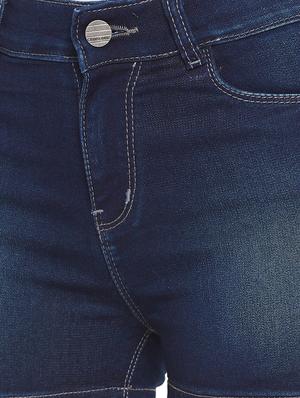 mid rise stone washed shorts - 17333990 - Standard Image - 5