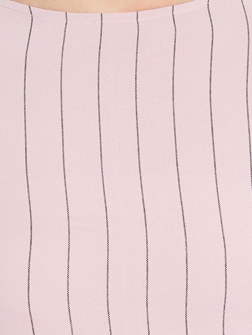round neck striped shift dress - 17334040 - Zoom Image - 5