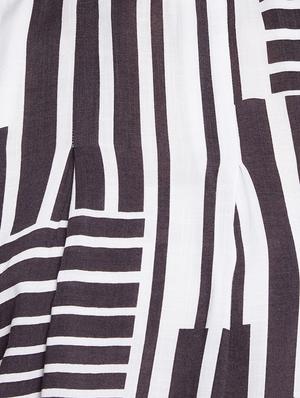round neck striped top - 17334045 - Standard Image - 5