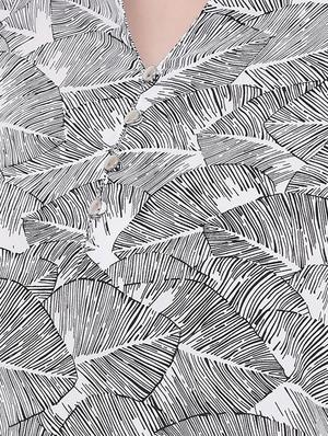notch neck abstract top - 17334056 - Standard Image - 5