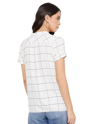 button up checkered shirt - 17334063 - Standard Image - 3