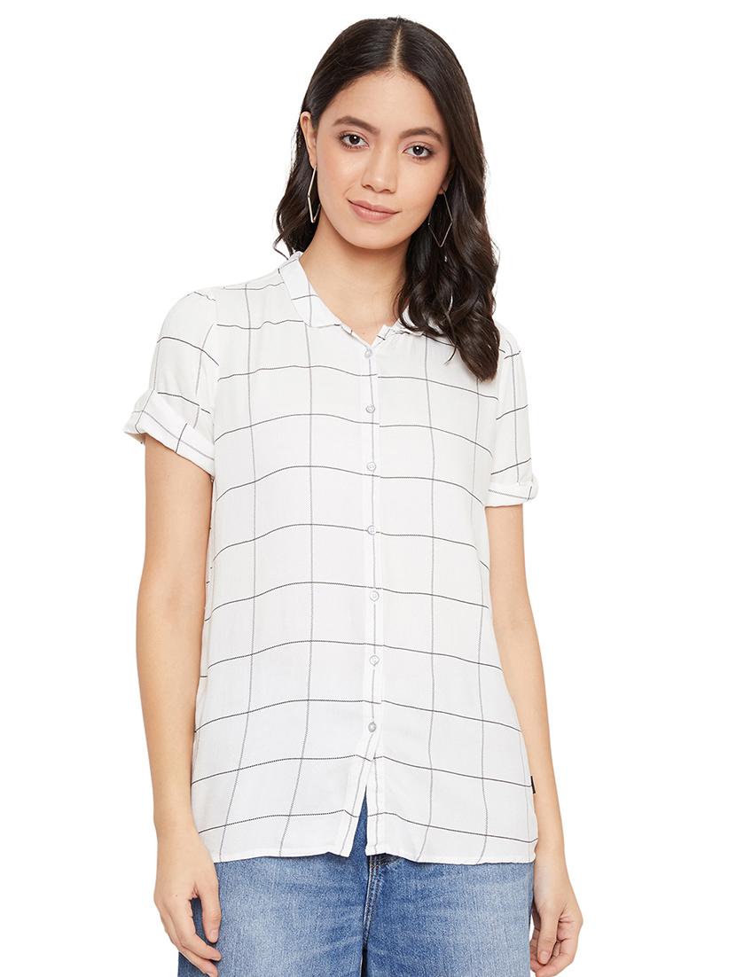 button up checkered shirt - 17334063 - Zoom Image - 1