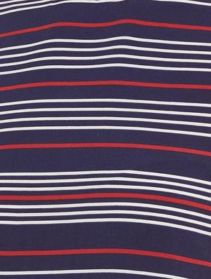 round neck striped top with palazzo set - 17334071 - Standard Image - 5