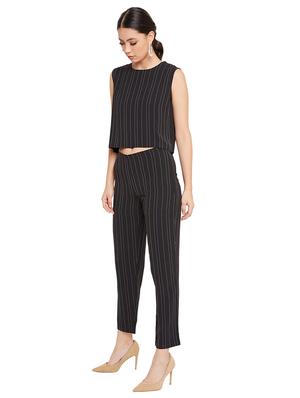round neck striped top with trouser set - 17334074 - Standard Image - 2
