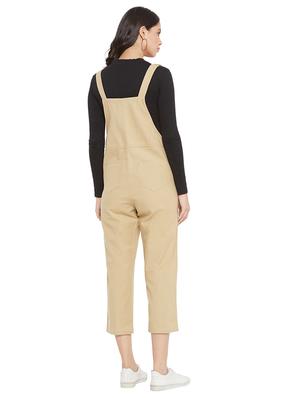 button detail solid dungaree - 17334111 - Standard Image - 3