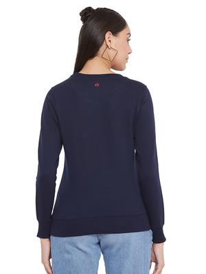 round neck graphic sweatshirt - 17334139 - Standard Image - 3