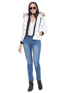 hooded neck quilted jacket - 17334147 - Standard Image - 5