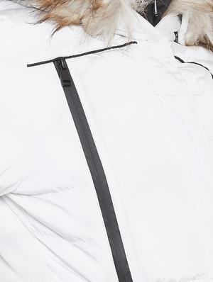 hooded neck quilted jacket - 17334147 - Standard Image - 6