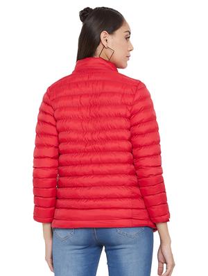 hooded neck quilted jacket - 17334150 - Standard Image - 3