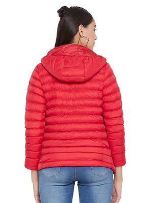 hooded neck quilted jacket - 17334150 - Standard Image - 4