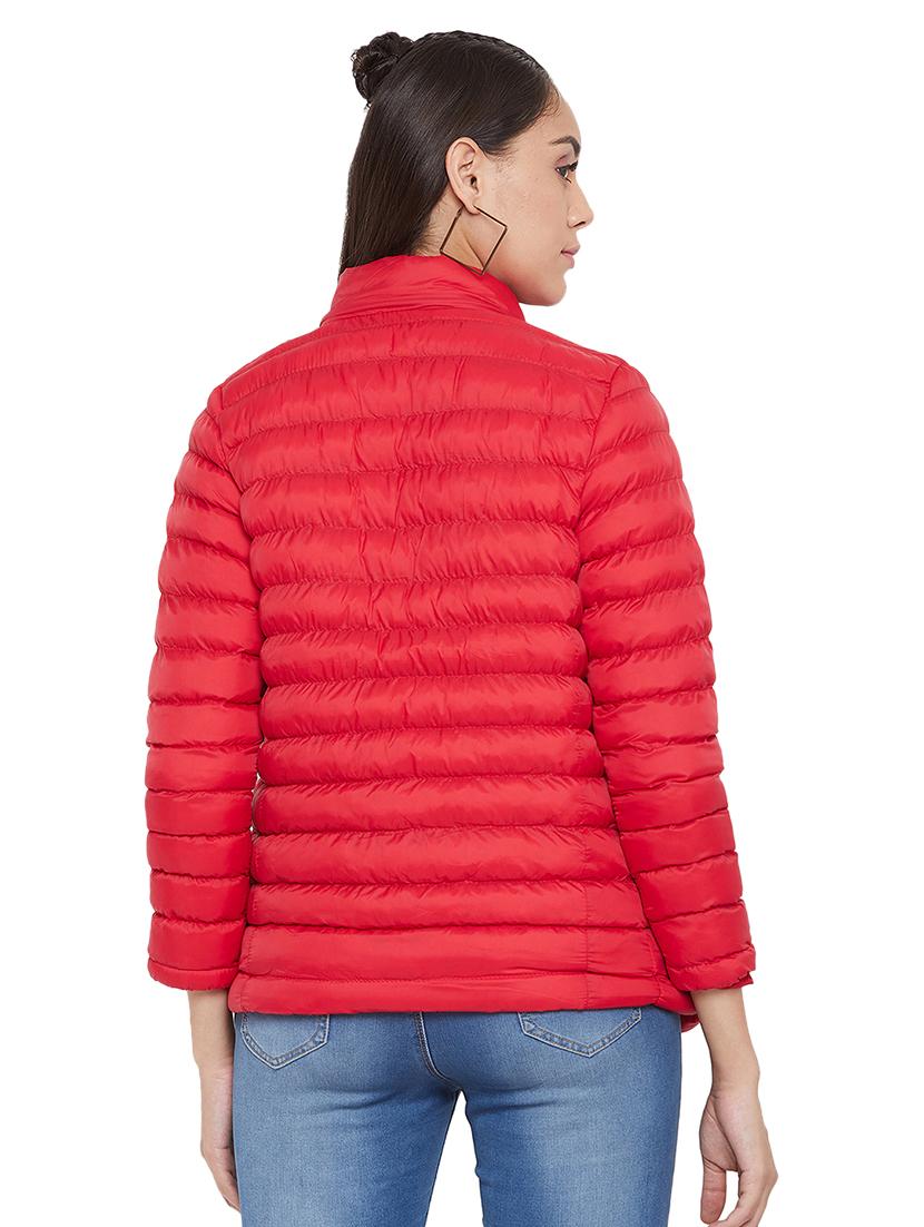 hooded neck quilted jacket - 17334150 - Zoom Image - 3